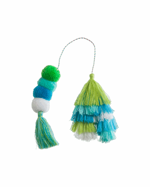 Bogg Bag Bauble - Seaweed Double Tassel